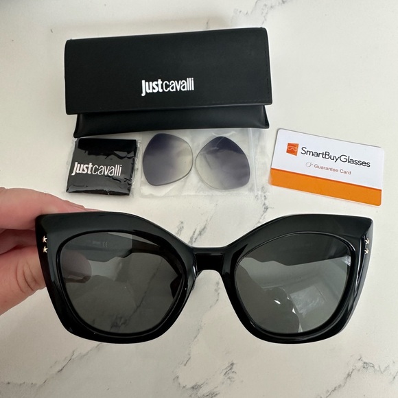 Brand new, never been worn. Just Cavalli Sunglasses w/ upgraded polarized lenses - Picture 2 of 10